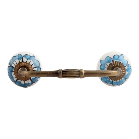 Divine Floral Ceramic Bridge Handle